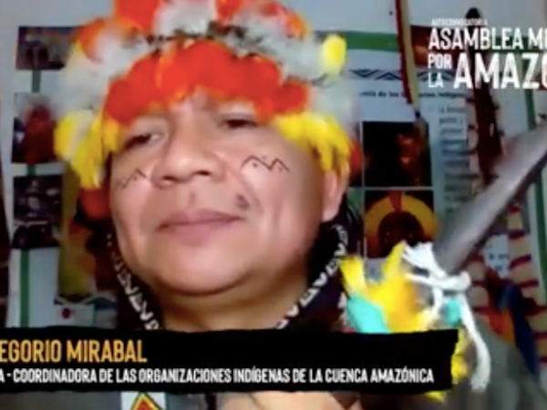 Autoconvoctoria a la Asamblea Mundial por la Amazonía – Gregorio&nbsp;Mirabal