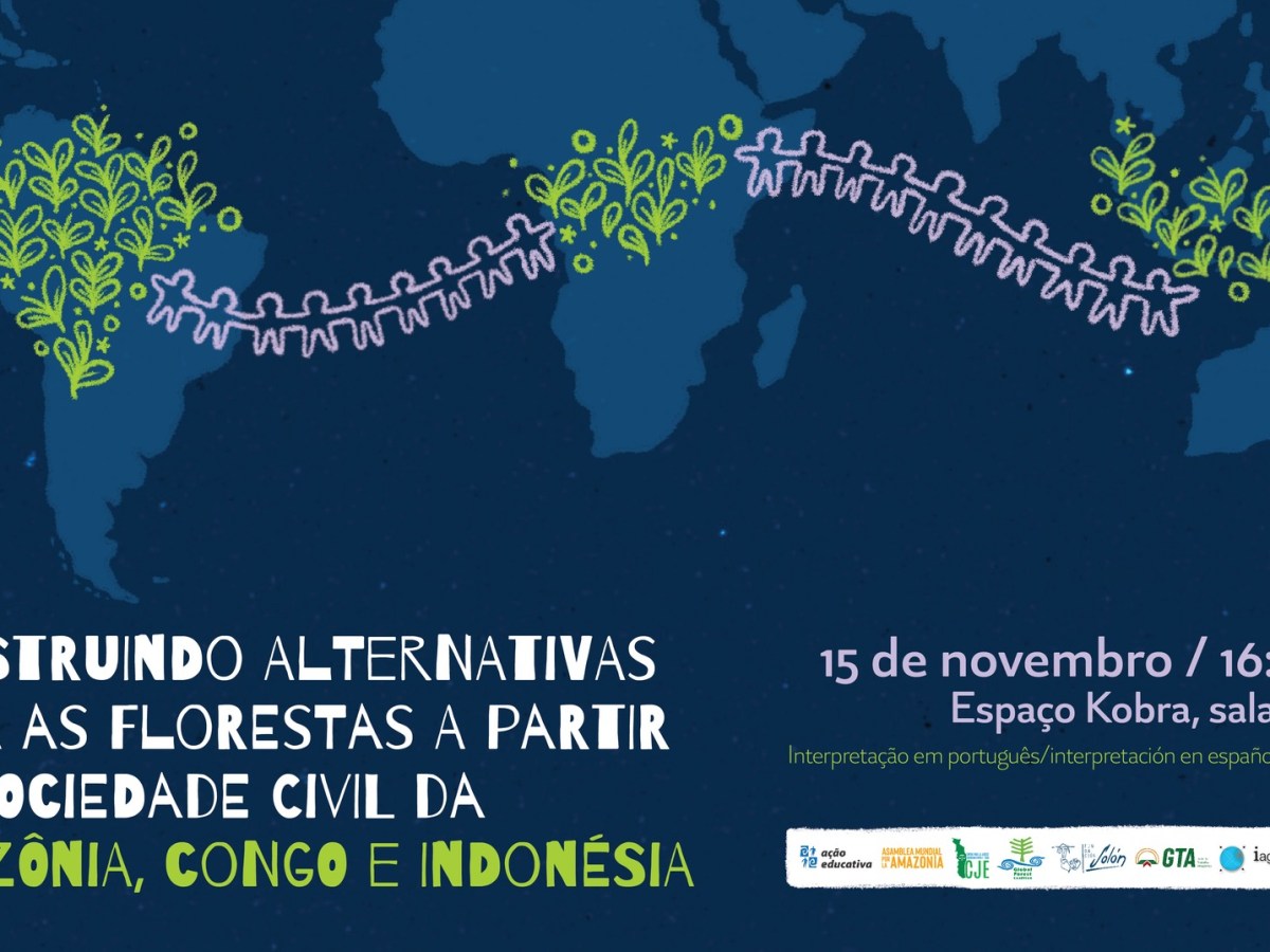 Construindo alternativas para as florestas a partir da sociedad civil da Amazônia, Congo e&nbsp;Indonésia