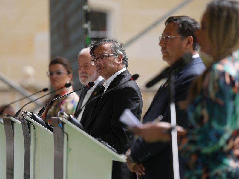 Declaración de Bogotá, al término del V Encuentro de presidentes de la Organización del Tratado de Cooperación Amazónica&nbsp;(OTCA)