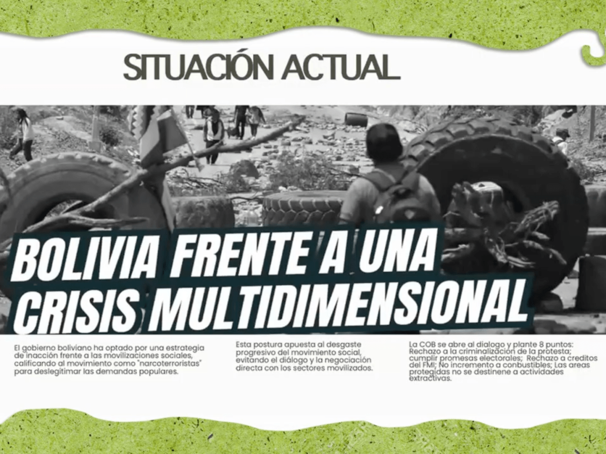 Bolivia: Una encrucijada sin salida a la&nbsp;vista